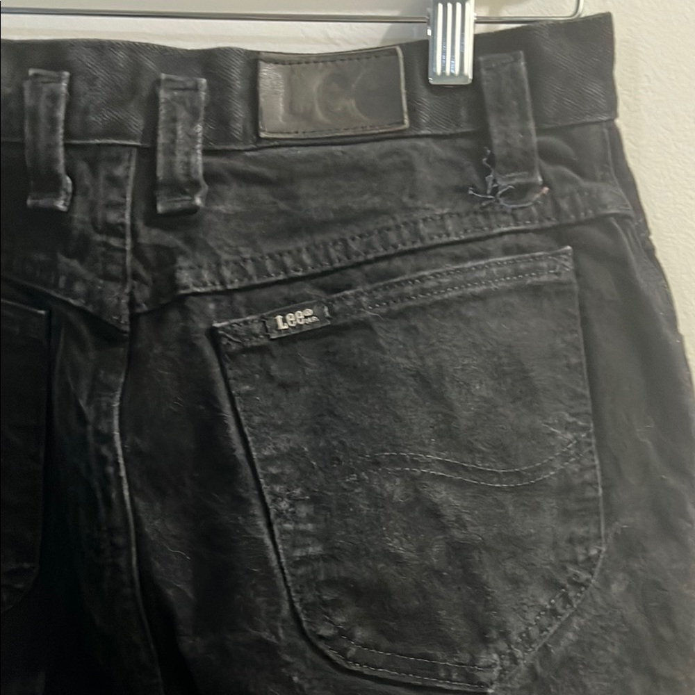 Lee High Rise Black Jeans Timeless Elegance